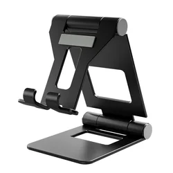 Support de tablette en alliage d'aluminium, support de bureau réglable et pliable pour iPad mini/iPad Air 
