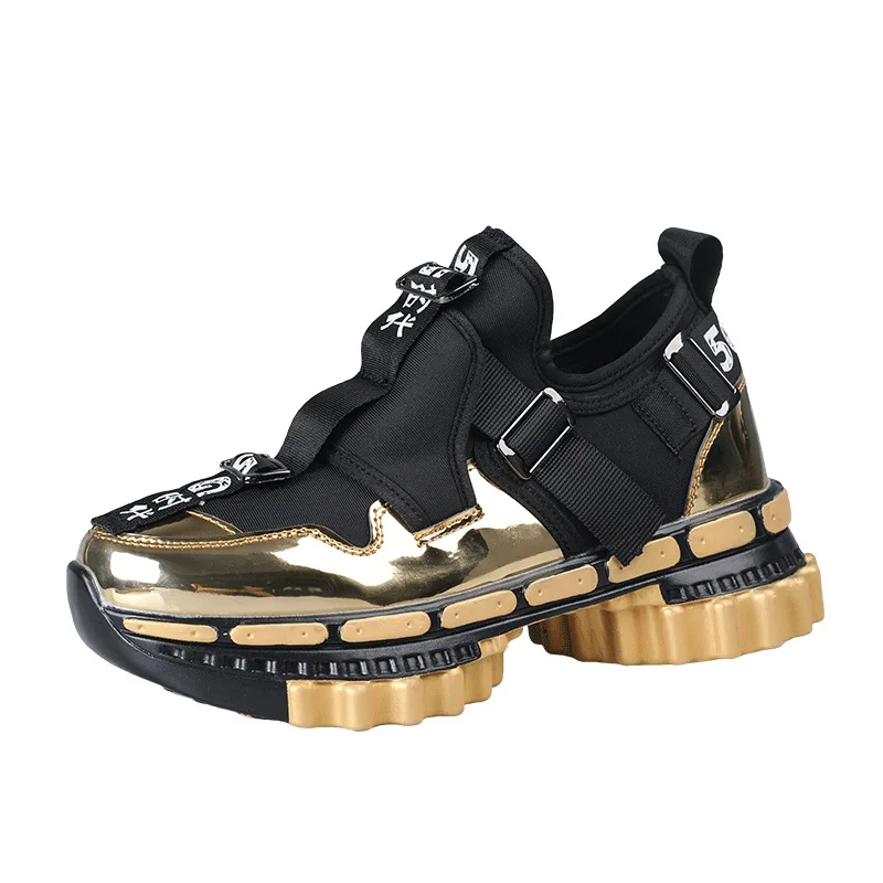 Men Running Shoes Gear Bottom Fashion Height Increasing Sport Shoes For Men Outdoor Casual Comfortably Breathable Men's Sneakers