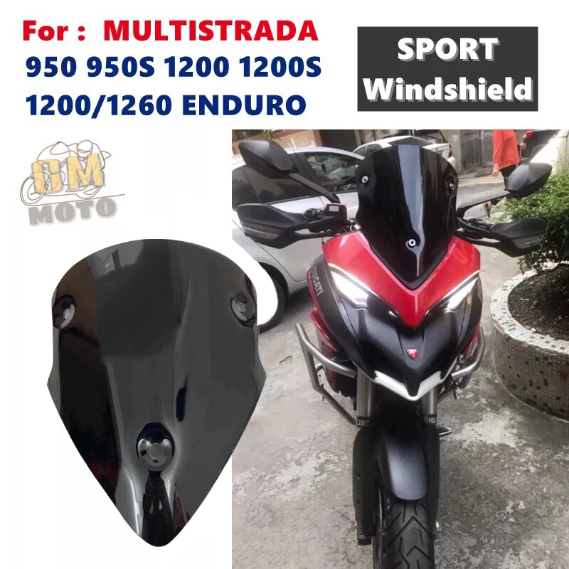 Ветровое стекло для DUCATI MULTISTRADA 950 950S 1200S MTS 1200 1260 ENDURO Sport Windscreen аксессуары