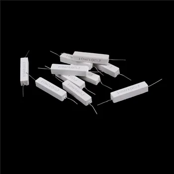 

10 pcs 10W 10 ohm 10R Resistance Ceramic Cement Resistor 5% DIY Kit New Sale