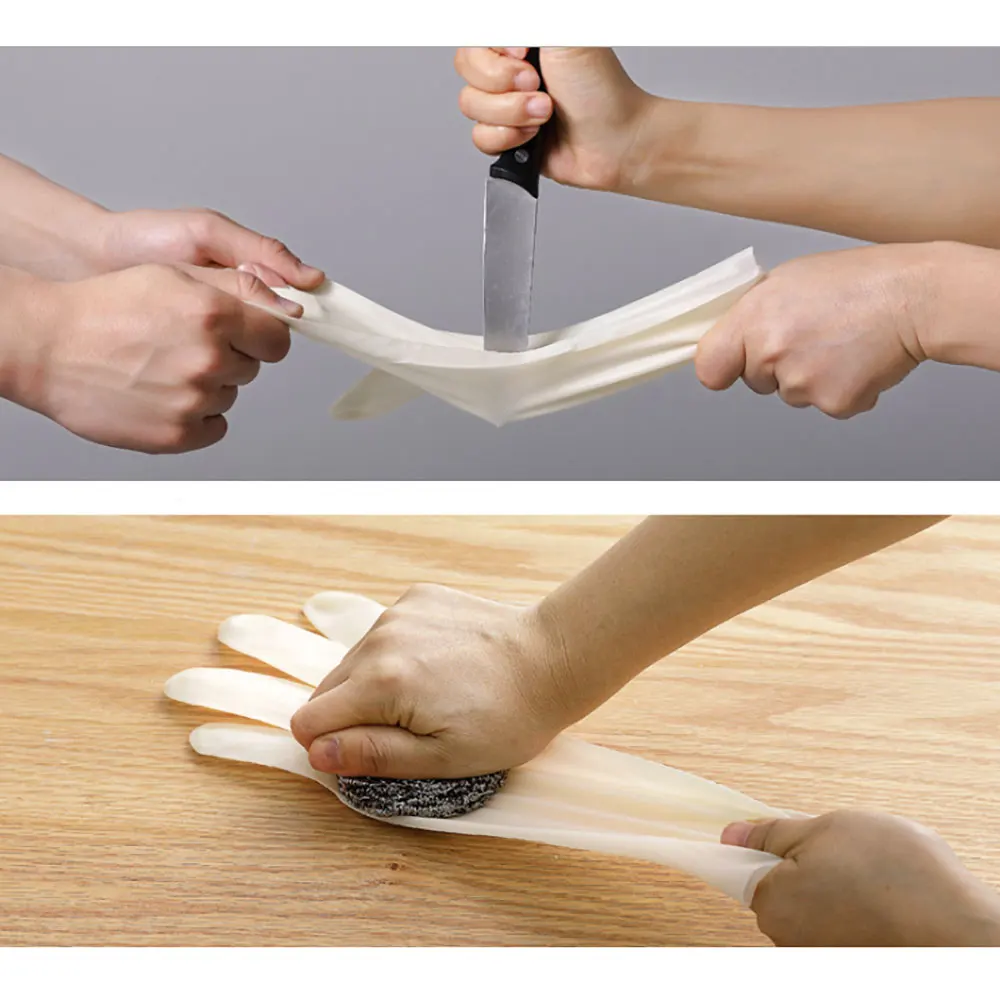 Dishwashing Gloves Cleaning Gloves Silicone 1 Pairs waterproof rubber latex dish washing gloves kitchen durable cleaning housework chores dishwashing tools