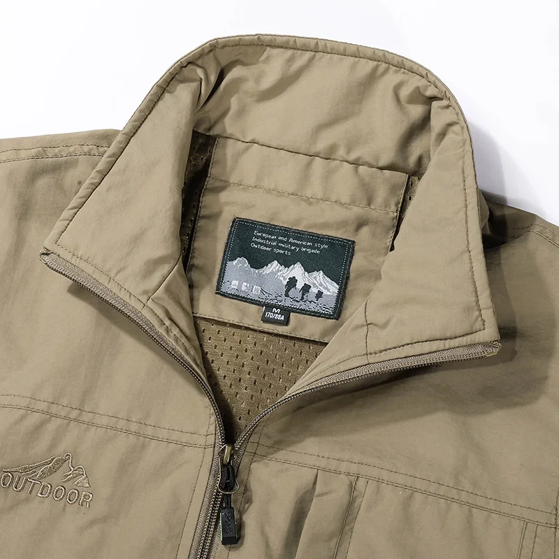 7XL Multi Pocket Hooded Fishing Vest Spring Summer Thin Mesh Breathable Leisure Sports Waistcoat Men Outdoor Hiking Travel Vests fisherman vest