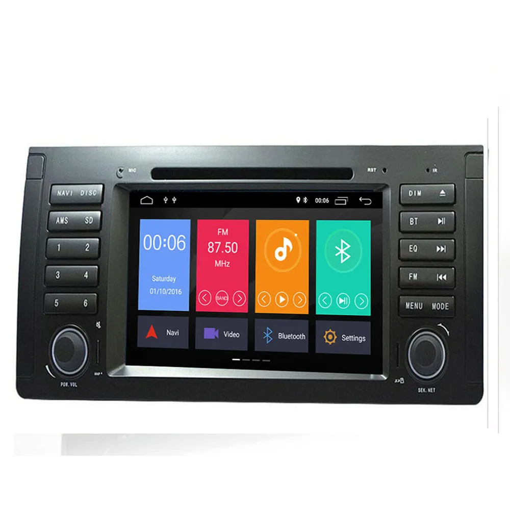 2 Din Авто Радио Android10 для BMW/E39/X5/M5/E53 автомобильный мультимедийный плеер авторадио