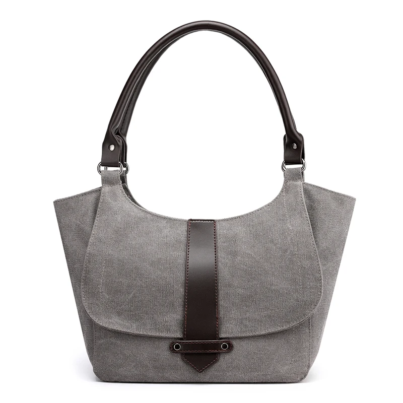 

KVKY Women's Canvas Shoulder Bag Vintage Style Tote