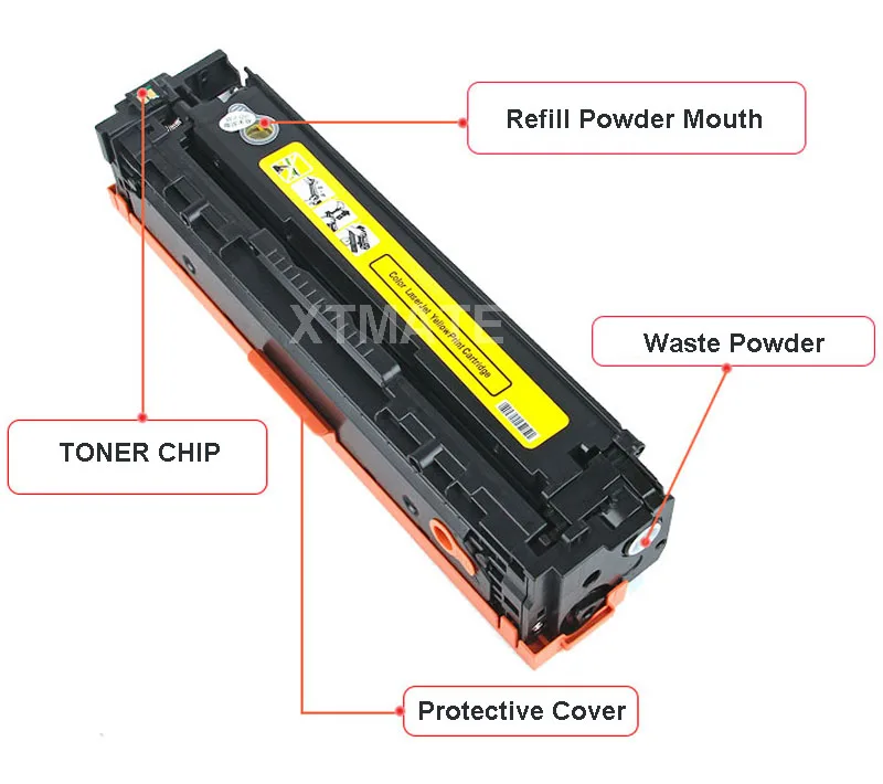 Description Picture 4 of itemCompatible CF400A Toner with Chip CF400A CF401A CF402A CF403A for HP M252dw M252n M277dw M277n M274n printer laser refill powder