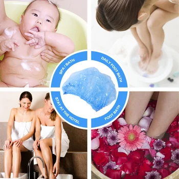

50PCS Disposable Foot Bath Bags Strip Shape Foot Bath Cover Practical Pedicure Supplies Plastic Foot Care Bag Thickened Foot Soa