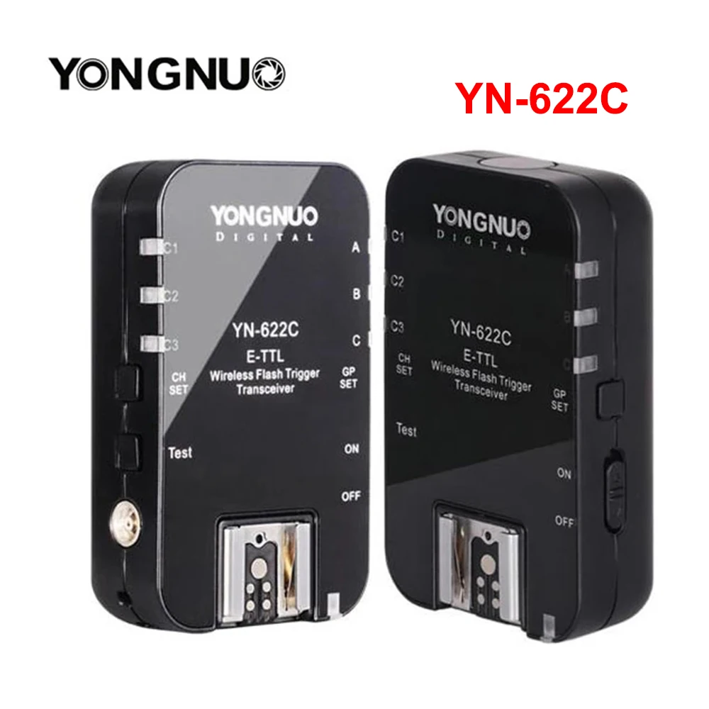 Трансиверы Yongnuo YN622C YN-622C беспроводные ETTL HSS 1/8000S для Canon 1100D 1000D 650D 600D 550D 7D 5DII 50D |