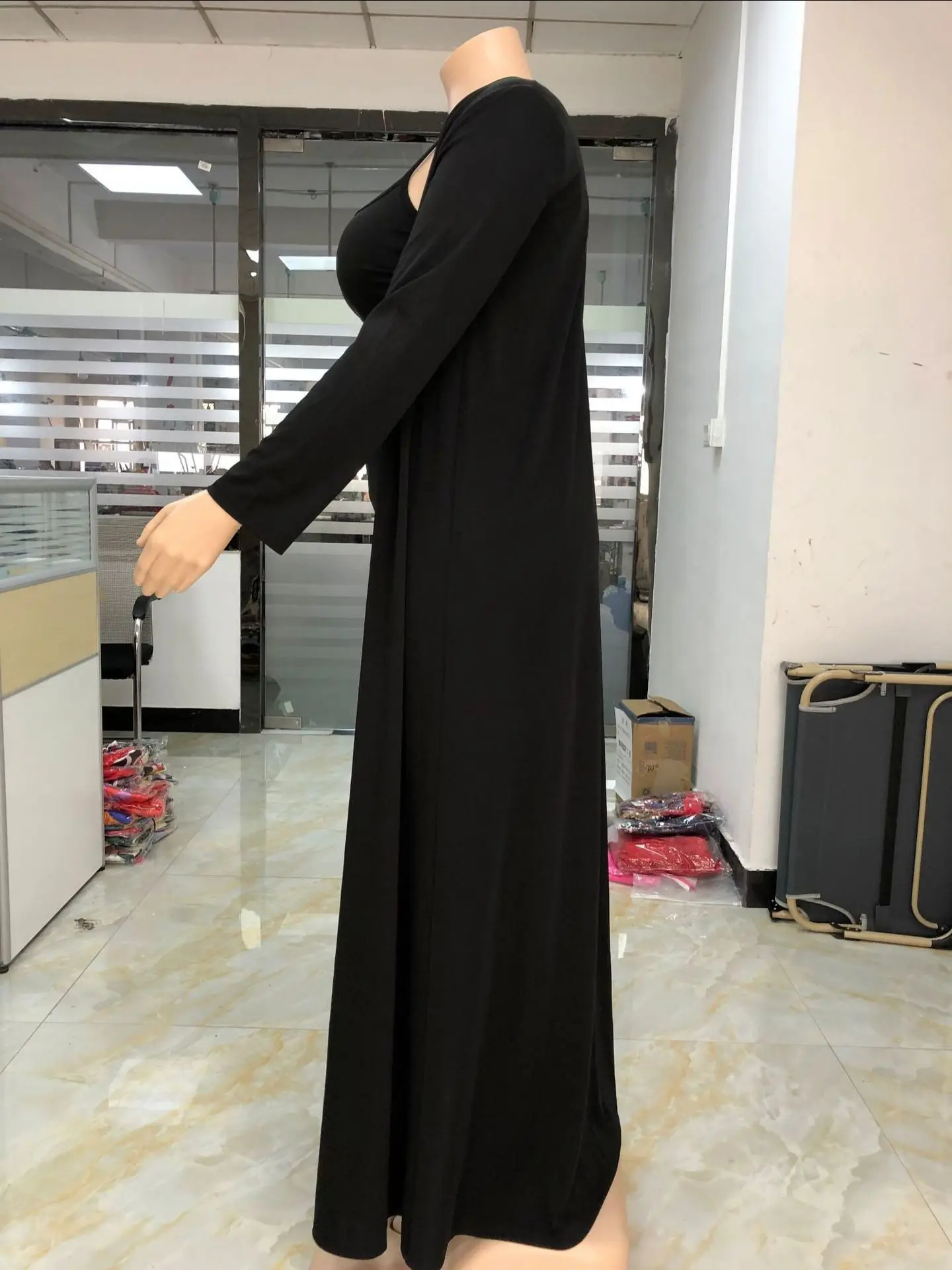 XL-5XL, зимний женский комплект, спортивный костюм, бюстгальтер без рукавов+ Кардиган с длинным рукавом+ штаны, костюм из трех предметов, сексуальная одежда для ночного клуба, новинка