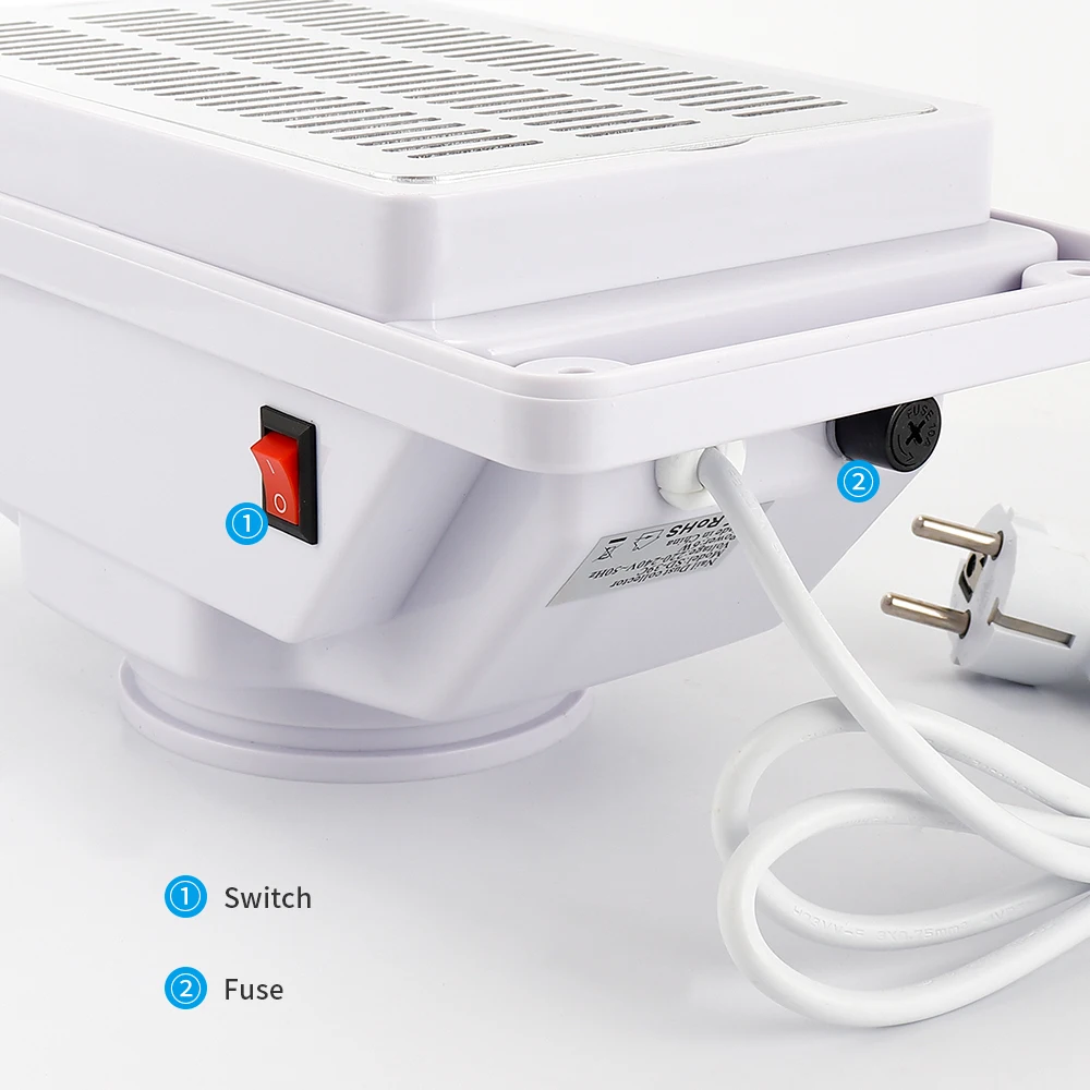 Пылесос маникюрный Liarty со встроенным столом мощным вентилятором и 1