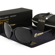 Женские поляризованные солнцезащитные очки для вождения винтажные Классические Элегантные старомодные очки