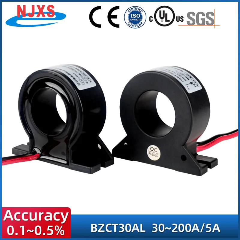 

High Precision AC Current Transformer three phase BZCT30ACHL-50a/5a 100a/5a 150/5 200/5 300/5 0.2 Class Low Voltage Current CTs