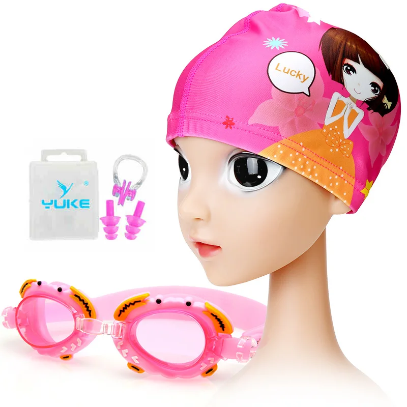 

CHILDREN'S Swimming Goggles Swimming Cap Middle And Large Goggles BOY'S Suit Girls Child Baby High-definition Is Waterproof Swim