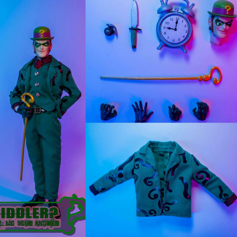 

MixMax 1/12 Question Marker Clothes Accessories W/ Head Sculpt No Body MX1903 for 6"body Doll