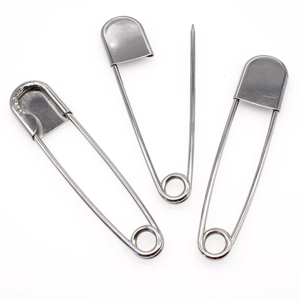 Alytimes 10 Pc Super Heavy Duty Jumbo 5 Stainless Steel Safety Pins Crafting Projects Keys 