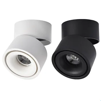 

High Power 15W 20W COB LED Surface Mounted Ceiling Lamp Foldable 360 Degree Rotatable LED Downlight Background Spot Light