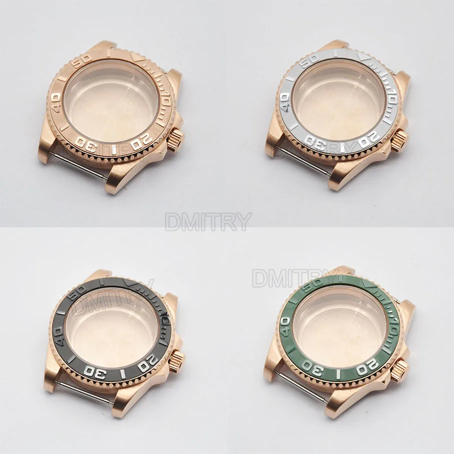 com 40mm de vidro safira para eta2836,