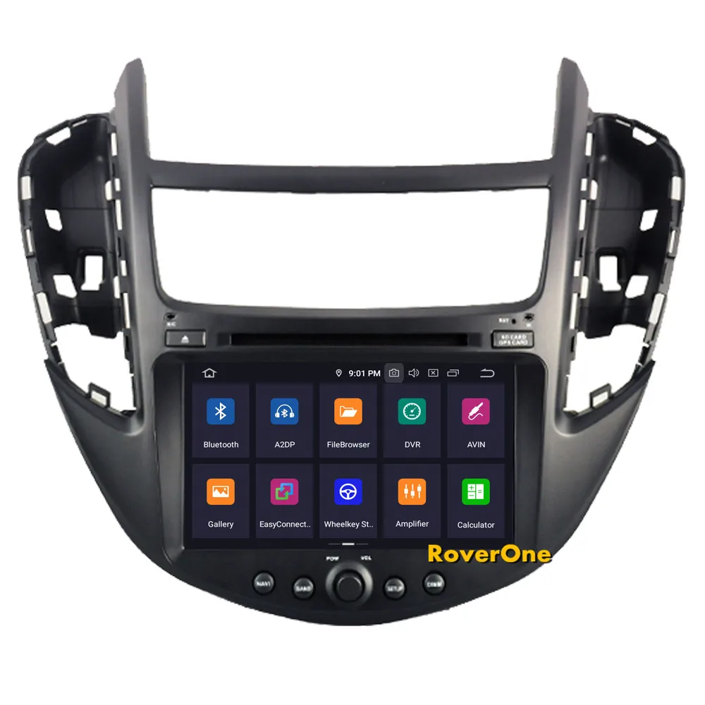 RoverOne Автомобильный мультимедийный плеер для Chevrolet Trax 2013 Android 9,0 Восьмиядерный авторадио радио стерео DVD gps навигация