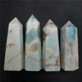 

Natural Caribbean Calcite Quartz Crystal Point Blue Aragonite Single Terminated Tower Chakra Healing Gemstone Home Decor 1pc