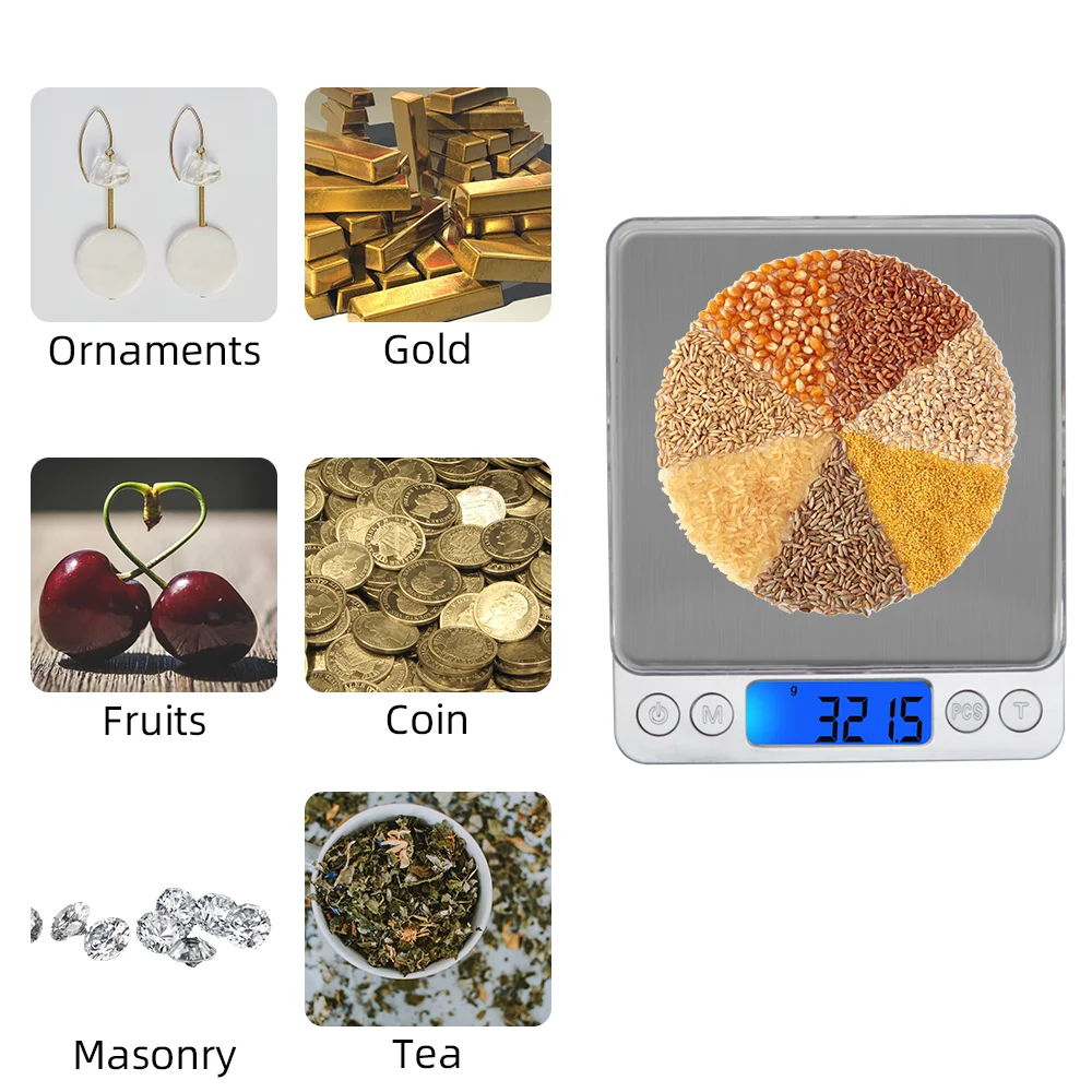 Электронные весы с ЖК дисплеем 3000 г 0 1 3 кг|3000g 0.1g|weighing weightscale mini |