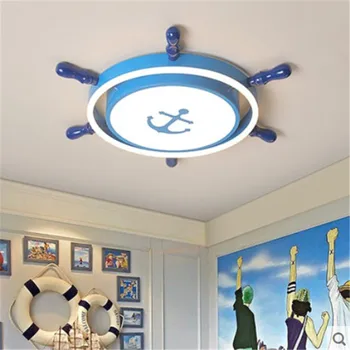 

Blue Led Chandelier Light For kids Boy Bedroom Plafond Acrylic Lighting Lamp Modern New Fixture Lampadario Luminaire Lustres