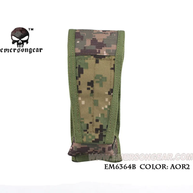 AOR2 Emersongear Emerson CP стиль лоскут подсумок для одного магазина MOLLE Военная Боевая Mag сумка для пейнтбола Mag держатель страйкбол шестерни - Цвет: AOR2