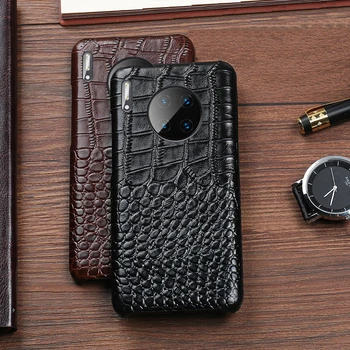 

Genuine Leather Phone case For Huawei Mate 9 10 20 30 Pro P10 20 30 Pro luxury Back Covers for Honor Note10 V10 V9 8X Nove 2 3 4