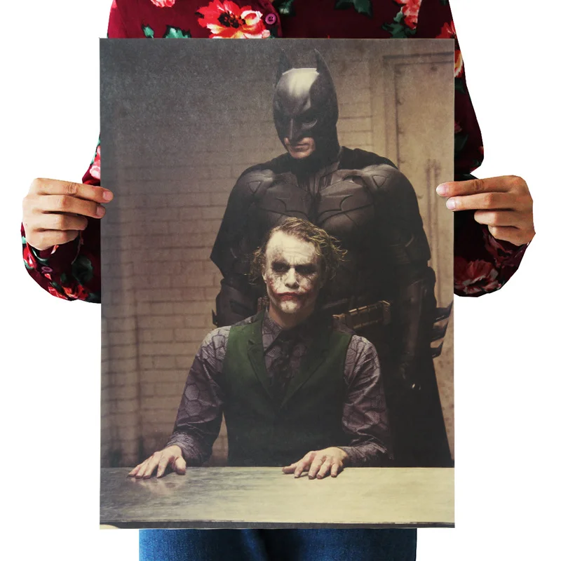OLOEY 1 шт., 51,5x36 см, домашний декор, настенные наклейки, винтажная бумага, классический фильм, плакат, набор, украшение для бара - Цвет: 1