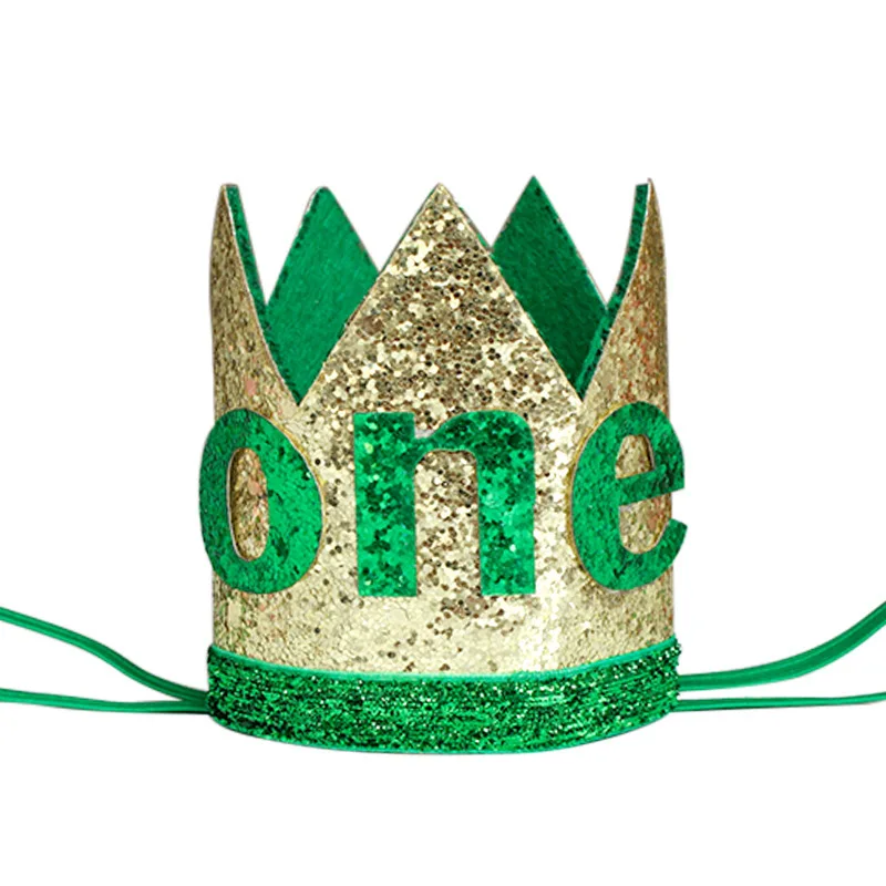 green hat Баннеры на стул для первого дня рождения ребенка, баннеры с изображением единорога, баннеры на день рождения, флаги для детского душа, вечерние украшения - Цвет: green hat