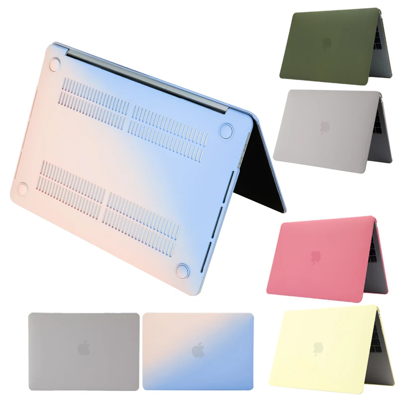 Кристальный чехол для ноутбука MacBook Touch ID A1932 2018 Macbook Air 13 A1466 A1369 Pro Retina 11 12 15 4 Жесткий