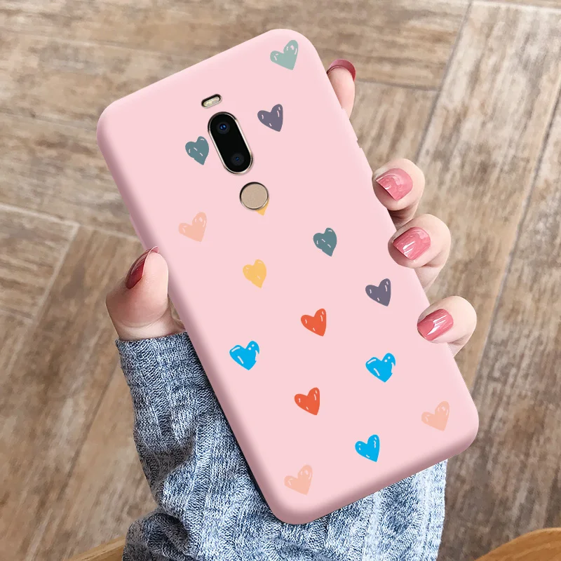 Love Shape TPU Soft Shell For Meizu V8 Prime Case Matte Silicone Fundas For Meizu M8 Case Cute Cartoon Phone Cover For M8 Lite 