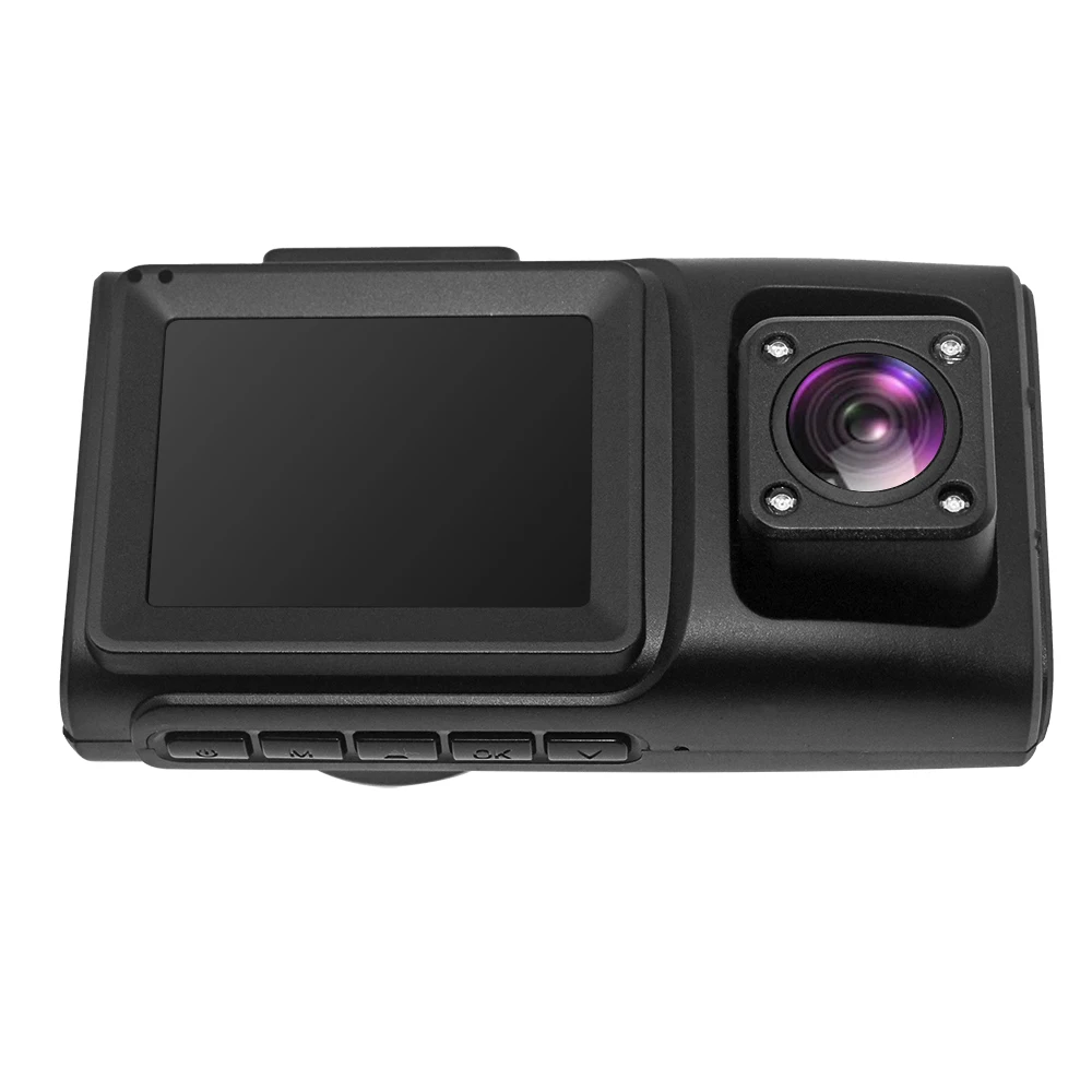 Blueskysea V18+ Автомобильный видеорегистратор HD 1080 P, фронтальная и кабина, Wifi DVR, 2 дюйма, ips, двойной объектив, gps NTK96660 IMY307, запись голоса с ночным видением