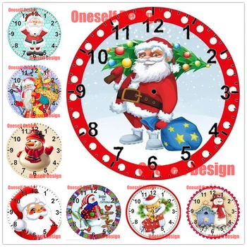 

embroidery rhinestones full set 5d diamond painting full square clock Santa Claus diy diamond mosaic sale clock Christmas gifts