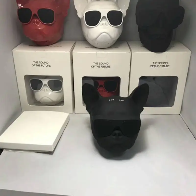 MeterMall Bluetooth беспроводной динамик мода бульдог голова дизайн Touche HIFI бас динамик