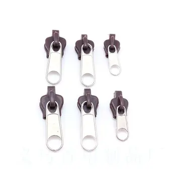 

6 Pcs Universal Instant Fix Zipper Repair Kit Replacement Zip Slider Teeth Rescue Sewing Replacement 3 Sizes/Set Kit