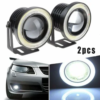 

Accessories Angel Eye bulb LED Projector Fog Halo Driving Lamp Kit 6000K