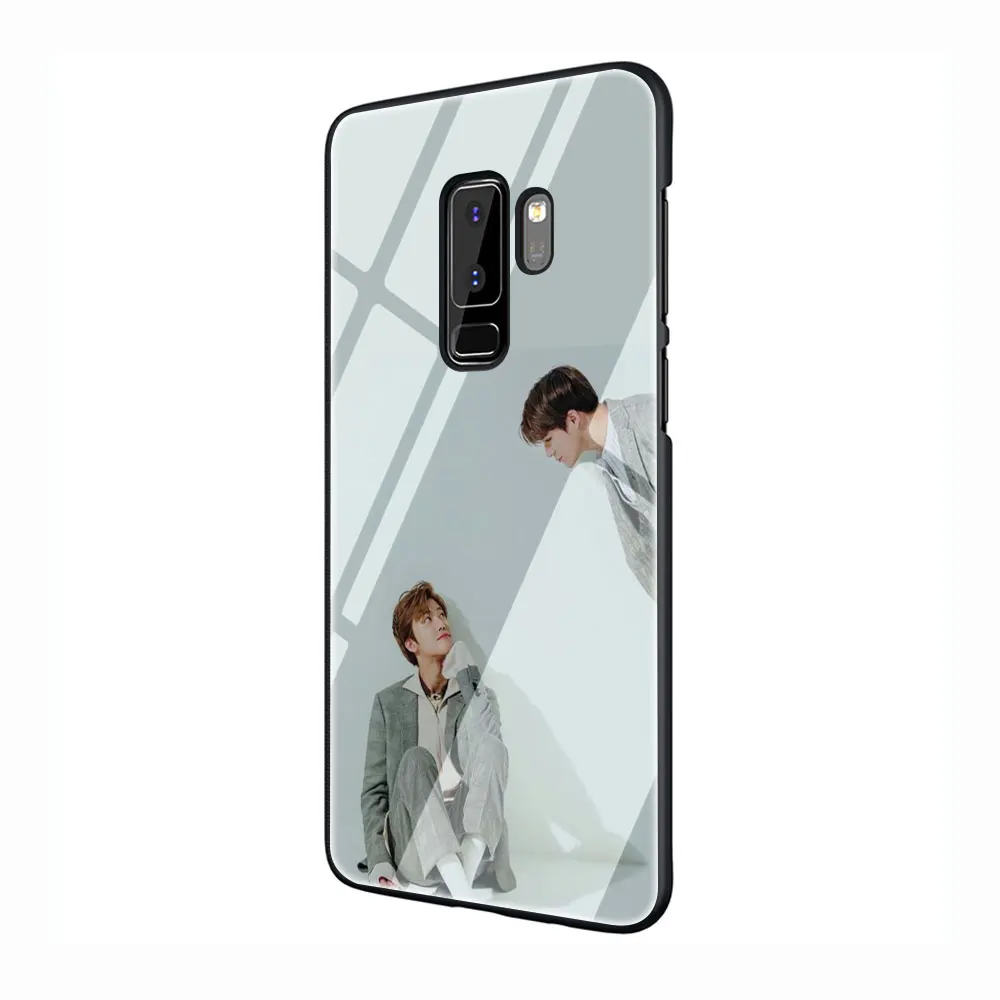 EWAU NCT 127 Kpop мальчик группа закаленное Стекло Телефон чехол для Galaxy S7 edge S8 9 10 Plus, Note 8, 9, 10, A10 20 30 40 50 60 70 - Цвет: G12