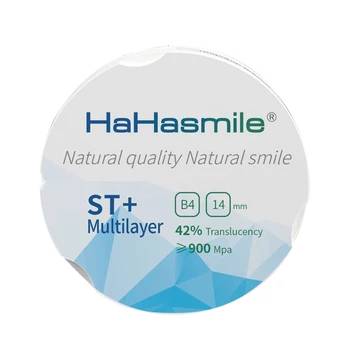 

95mm Zirconium Blocks B4 Color Gradient Dental Zirconium Block For Open CAD/CAM Machine ST+Multilayer Zirconia Blocks