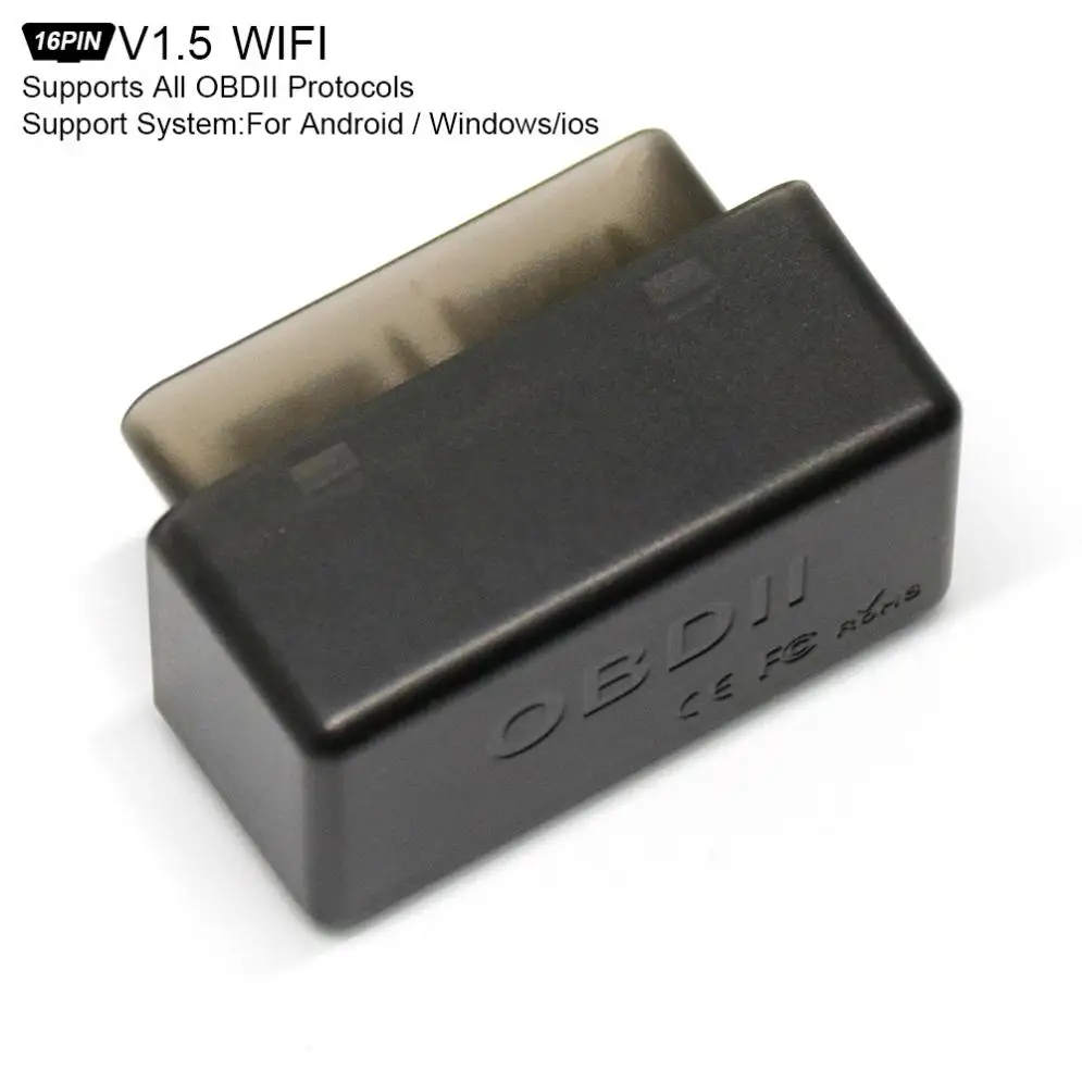 ELM327 Wi-Fi V1.5 Супер Мини сканер беспроводной интерфейс авто интерфейс считыватели кодов диагностический инструмент OBDII протоколы