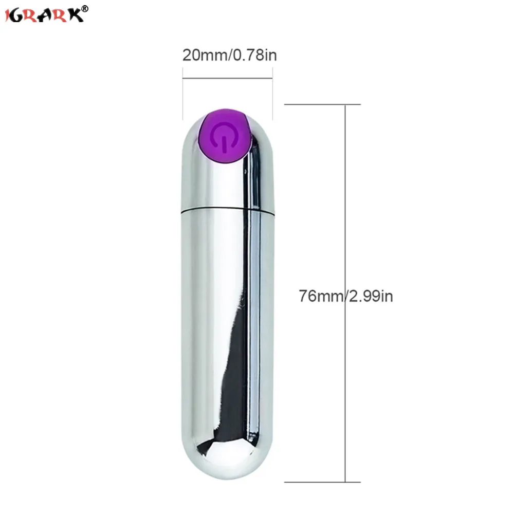 Mini Bullet Vibrator 10Speeds Clitoris Stimulator G Spot Vagina Massage Adult Sex Toys For Women Gay Female Masturbator