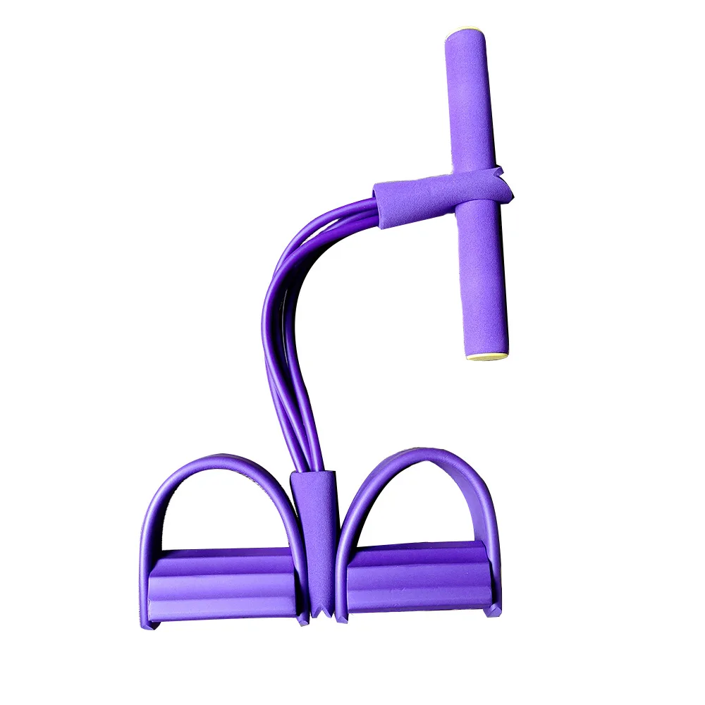 Четырехтрубный Педальный расширитель груди приседания брюшного веса оборудование для домашнего фитнеса две трубки для укрепления тонкой талии дымоход Che