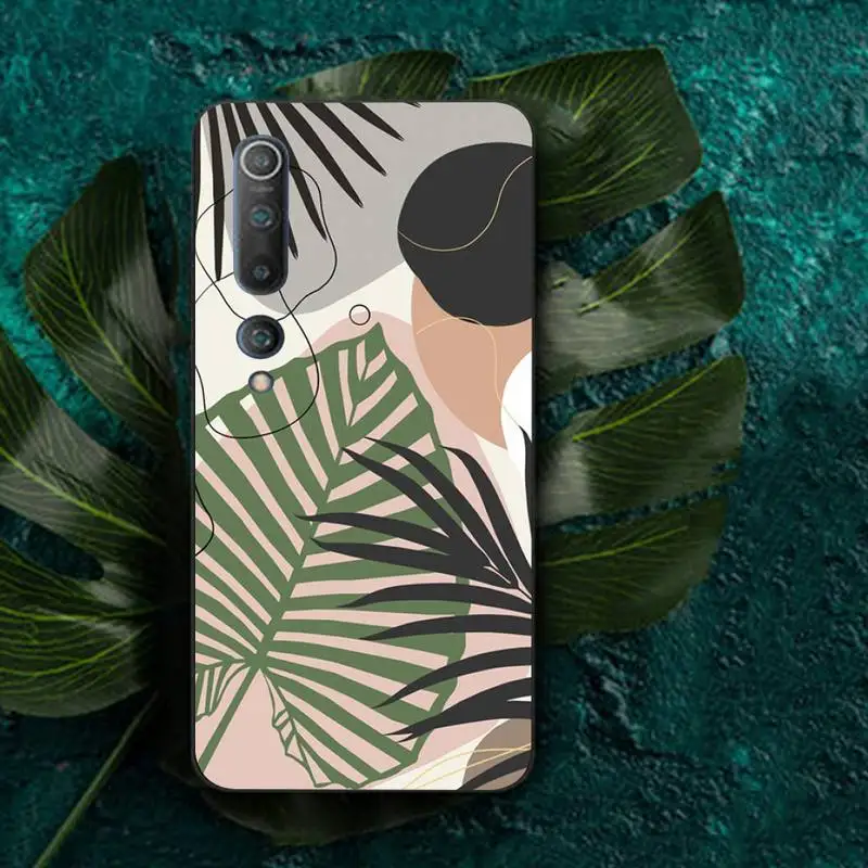 YNDFCNB Palm tree Leaves Plant Flower Phone Case for RedMi note 4 5 7 8 9 pro 8T 5A 4X case xiaomi leather case color