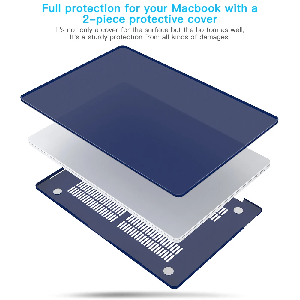 Чехол для MacBook Pro 16 дюймов 2019 чехол ноутбука A2141 устойчивый к царапинам матовый