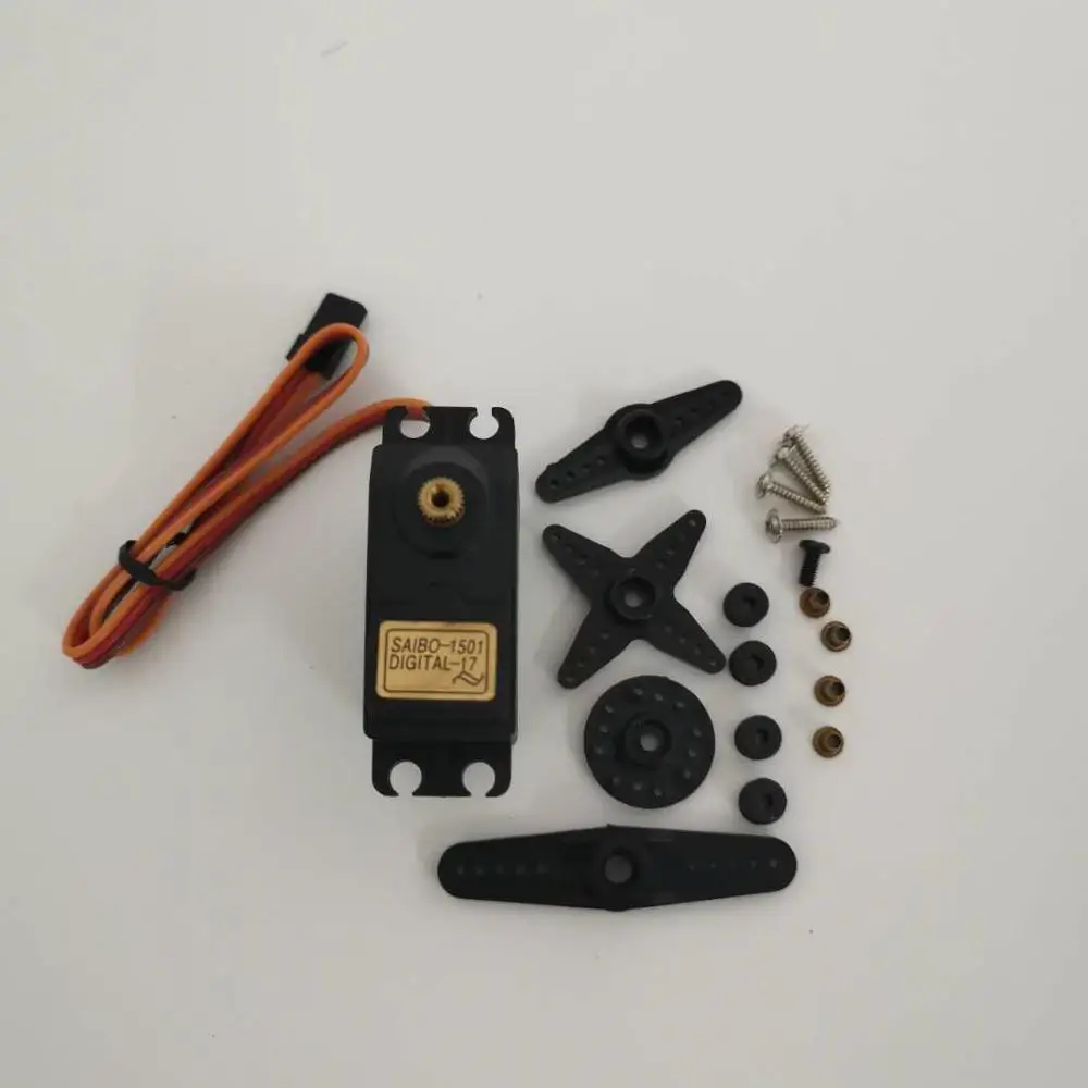 

Цифровой сервопривод/180 градусов/19 кг/металлическая Шестерня/робот/механический Рычаг/самолеты/детали для автомобилей/лодок