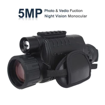 

5x40 IR Night Vision Monocular Outdoor Wild Watching Observation Infrared Rechargeable Telescope