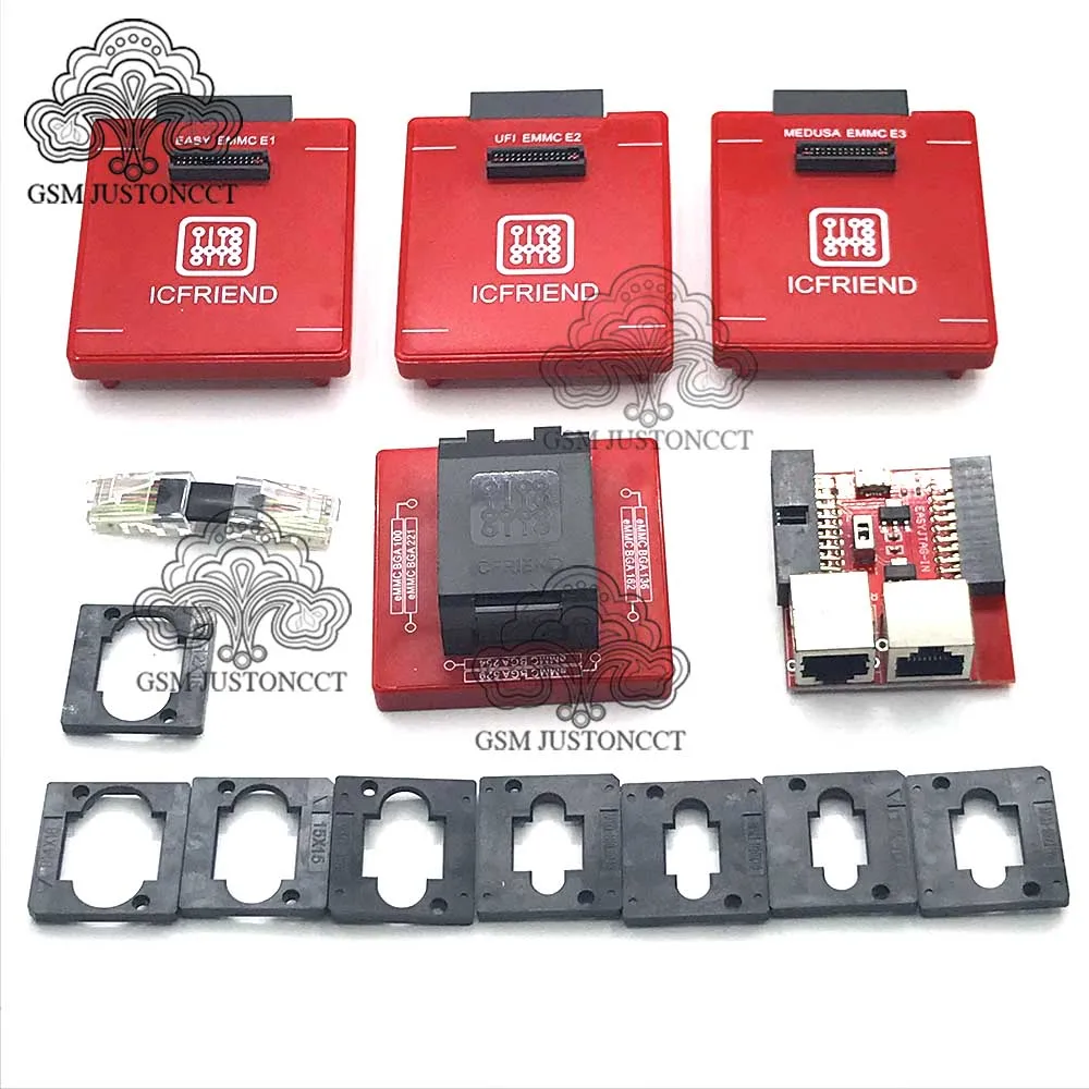 the New Z3X Easy jtag plus box + ICFRIEND MOORC EMMC BGA / E-MATE X Emate 13 IN 1 for 100 136 168 153 169 162 186 | Мобильные