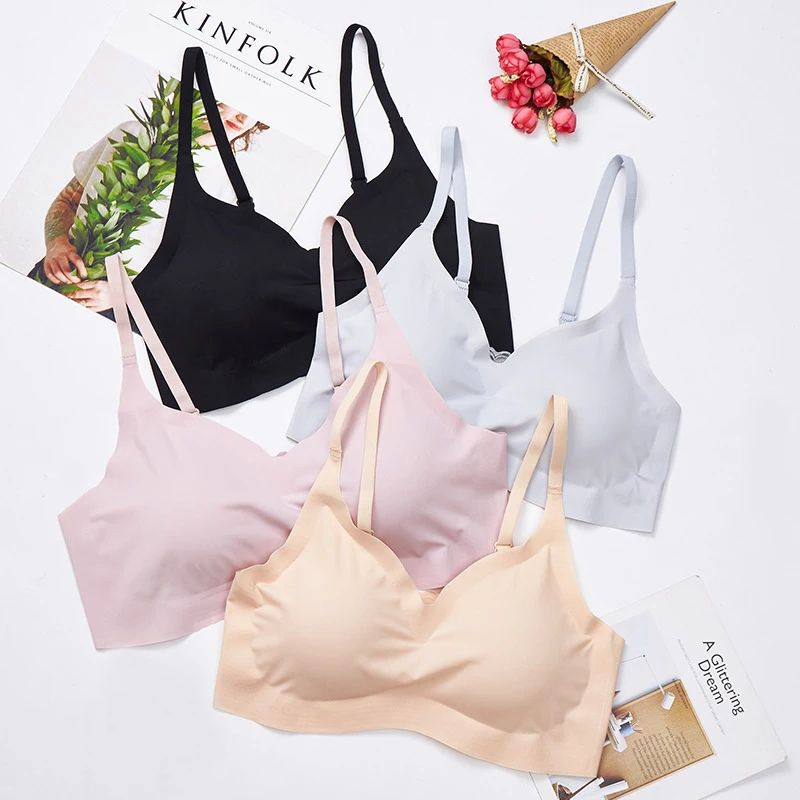 Бесшовное женское нижнее белье для фитнеса карамельного цвета охлаждающий