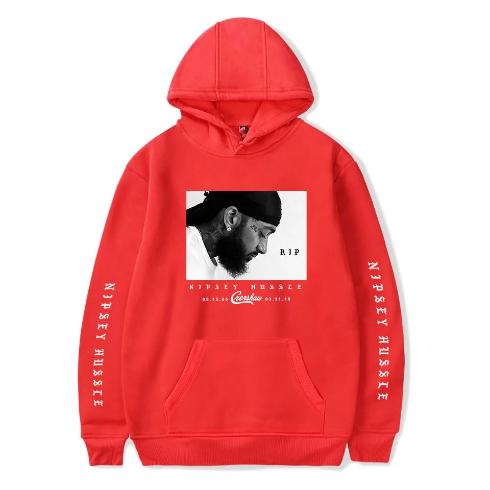 Горячая Повседневная Уличная одежда с модным принтом nipsey hussle толстовки с капюшоном для мужчин и женщин с длинным рукавом пальто с капюшоном