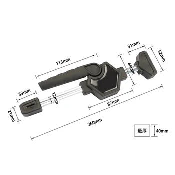 

Woodworking Pocket Slant Hole Special Fixing Clamp Draw Clip Wood Clamping Tool