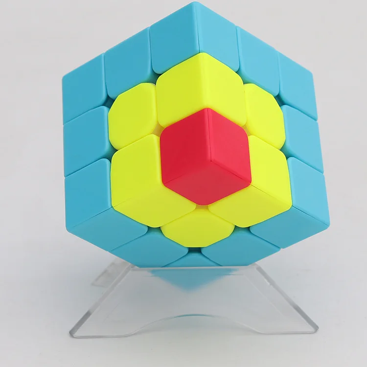 Rubiksss пазл 3x3x3 лист форма Единорог без наклейки красочная скорость pandora куб игрушки для мальчиков обучающие игрушки для детей подарок - Цвет: Белый
