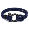 MKENDN Navy style Camping Parachute cord Survival Anchor Bracelet Men Women with Black Stainless Steel Sport Buckle ► Photo 2/6